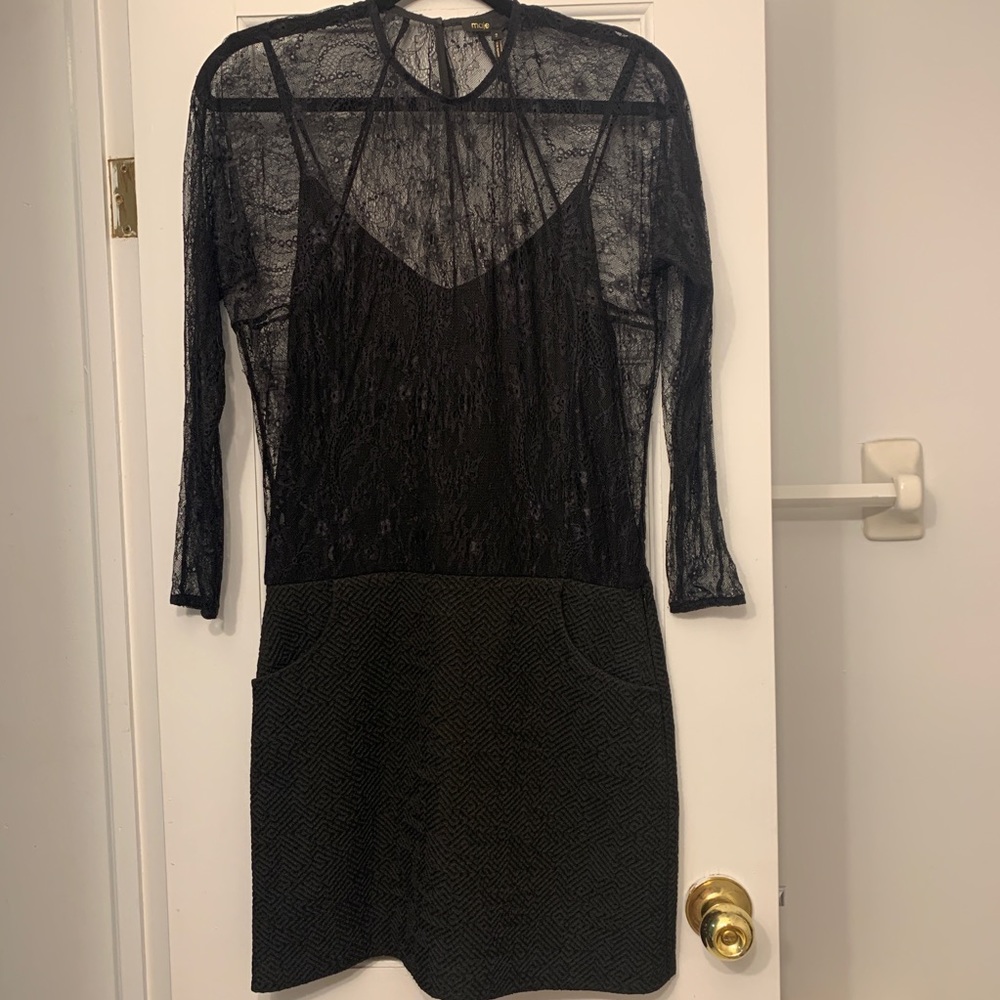 MAJE Paris Kaneva Short Dress Size 2 / 38 / M